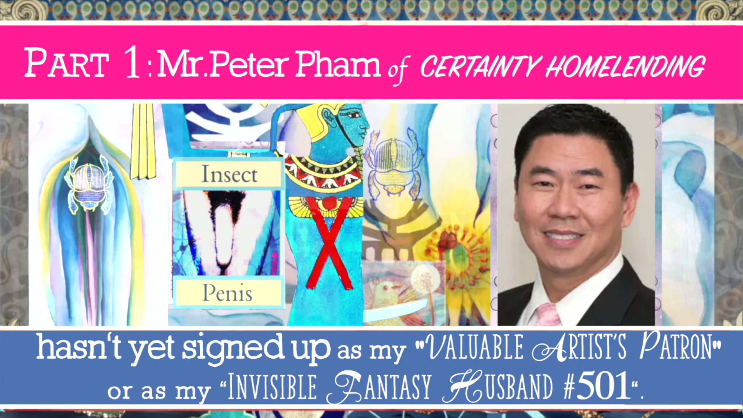 “Public Erotica Film for Mr.Peter Pham of Certainty HomeLending, (my Fantasy Husband #501)” short film directing by Keolani Aalai